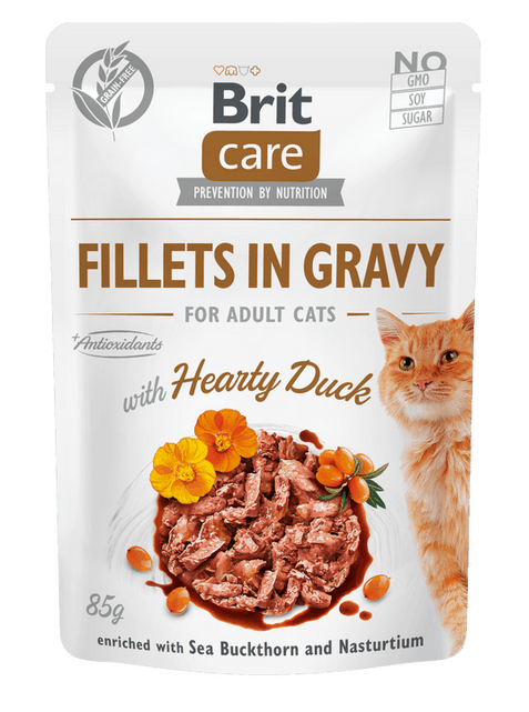 Brit Care Cat Fileta në Salcë me Kacën e Shijshme 85 g