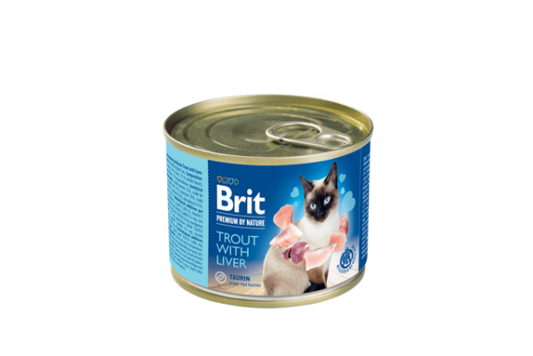 Brit Premium nga Natyra Trofta me Mëlçi 200 g