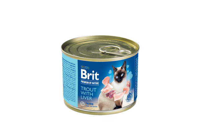 Brit Premium nga Natyra Trofta me Mëlçi 200 g