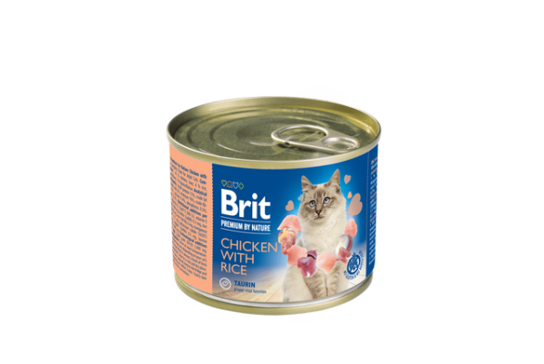 Brit Premium nga Natyra Pulë me Oriz 200 g
