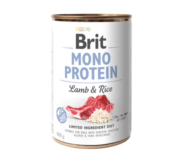 Brit Mono Protein Qengj & Oriz i Zbutur 400 g