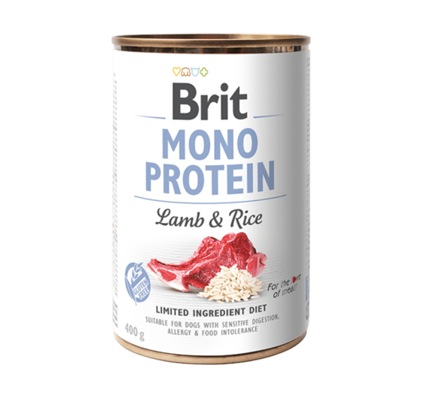 Brit Mono Protein Qengj & Oriz i Zbutur 400 g