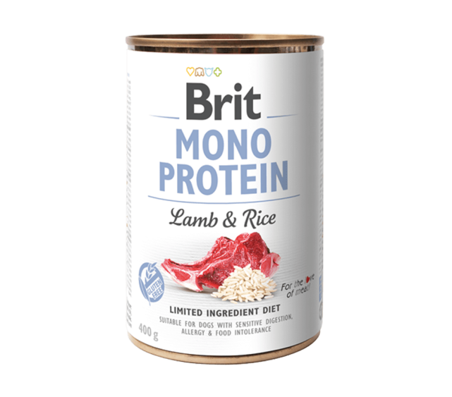 Brit Mono Protein Qengj & Oriz i Zbutur 400 g