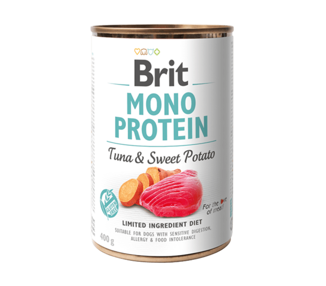 Brit Mono Protein Ton dhe Patate të ëmbla 400 g