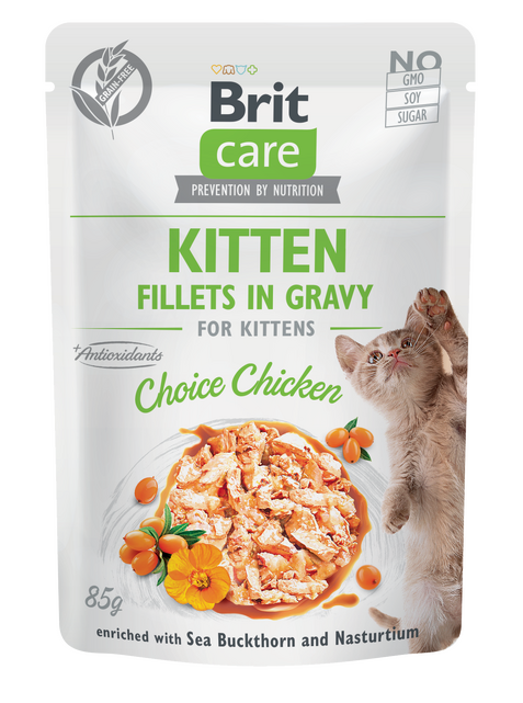 BCC Kittens. Fileta në salcë zgjedhje pule 85 g
