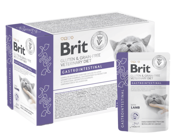 Brit Pa Grainë dhe Pa Gluten VD Pako filletesh në Salcë Gastrointestinal 12x 85 g