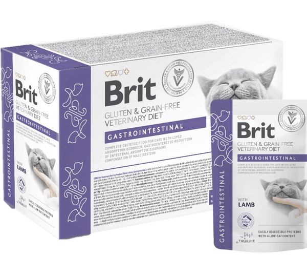 Brit Pa Grainë dhe Pa Gluten VD Pako filletesh në Salcë Gastrointestinal 12x 85 g