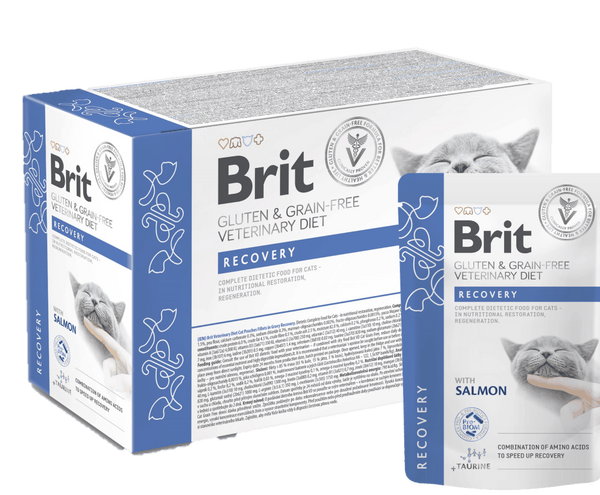 Brit Pa Grurë dhe Pa Gluten VD Pako filletash në Sos për Rikuperim 12x 85 g