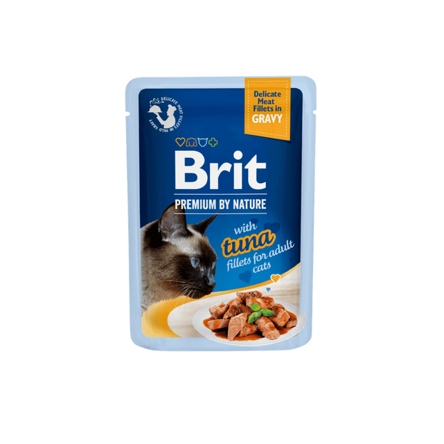 Brit Premium Cat Fileta Delikate në Salcë me Ton 85 g