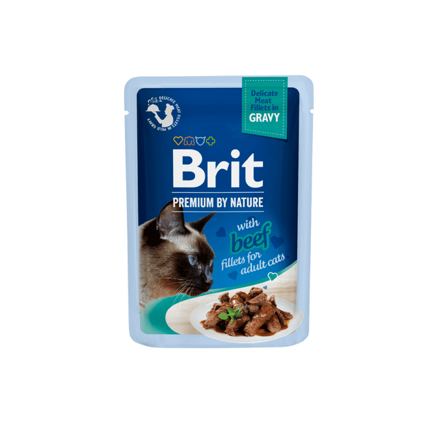 Brit Premium Cat Fileta Delikate në Salcë me Mish Qengji 85 g