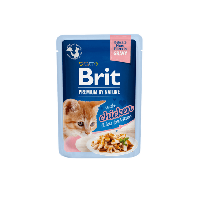 Brit Premium Cat Fileta Delikate në Salcë me Pulë për Katin 85 g