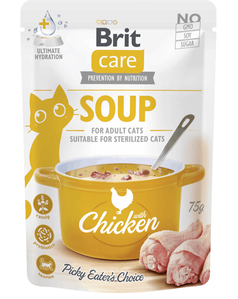 Brit Care Supë me Pulë për Macet 75 g