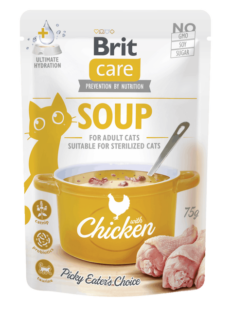 Brit Care Supë me Pulë për Macet 75 g