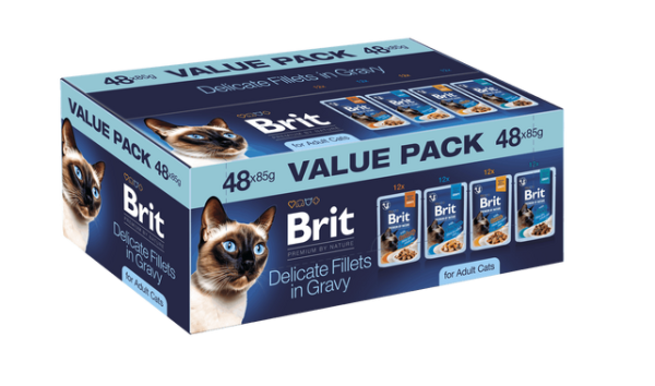 Paketa e vlerës Brit Premium nga Natyrë për Macet 48 copë