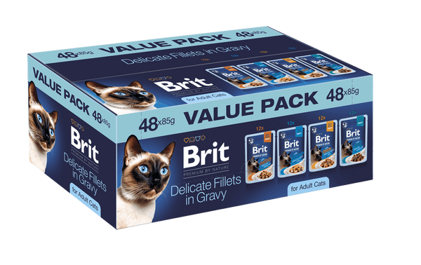 Paketa e vlerës Brit Premium nga Natyrë për Macet 48 copë