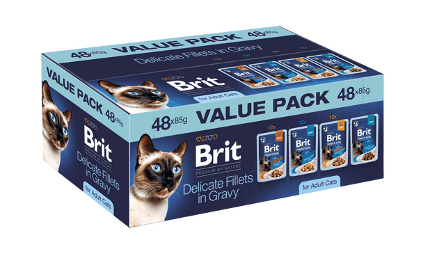 Paketa e vlerës Brit Premium nga Natyrë për Macet 48 copë