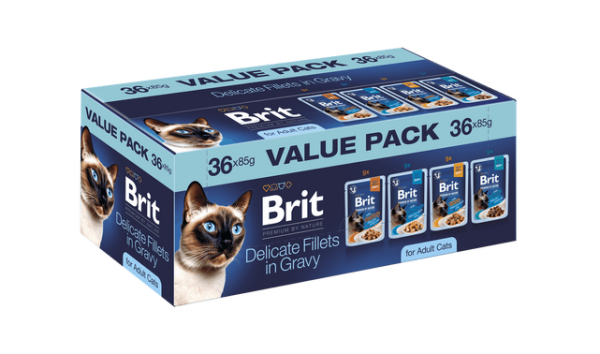 Brit Premium nga Natyrë Paketë Kapsulash për Macet 36 copë