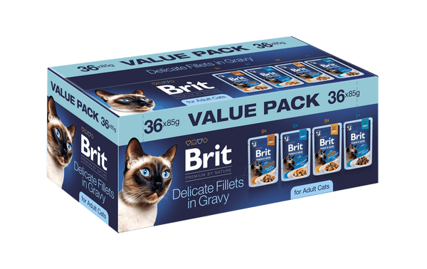 Brit Premium nga Natyrë Paketë Kapsulash për Macet 36 copë