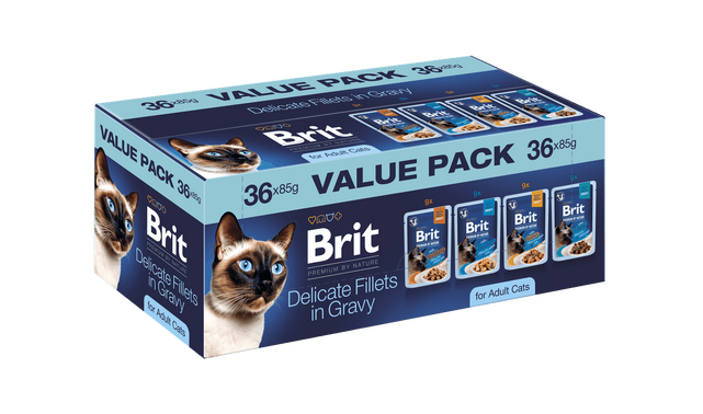 Brit Premium nga Natyrë Paketë Kapsulash për Macet 36 copë