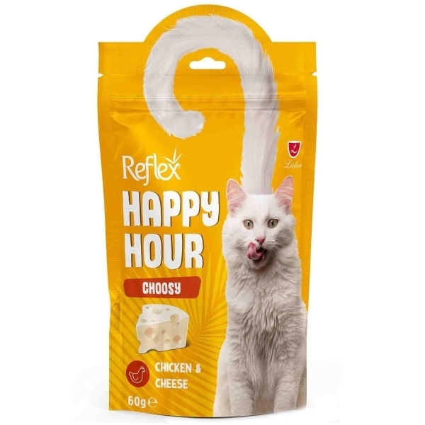 Reflex Happy Hour Choosy Me Pulë dhe Djathë për Maca 60gr