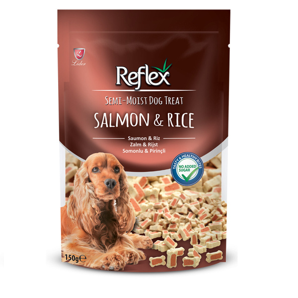 Reflex Mëngjesi me Salmon dhe Oriz për Qentë 150gr