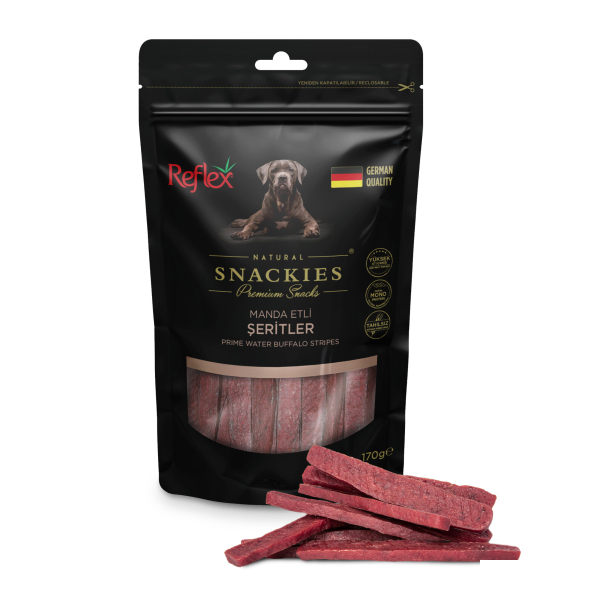 Reflex Snackies Natyral me Mish Qengji pa Grurë për Qentë 170gr