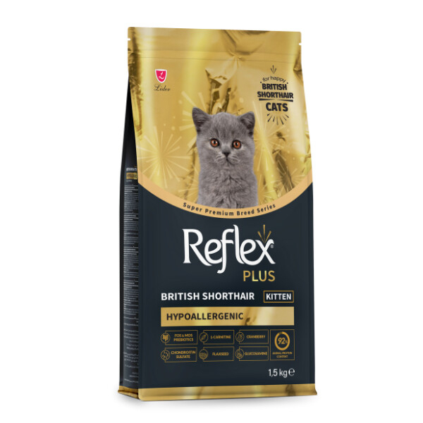 Reflex Plus Hipoalergjik British Shorthair Ushqim për Kafshët e Vogla 1,5kg