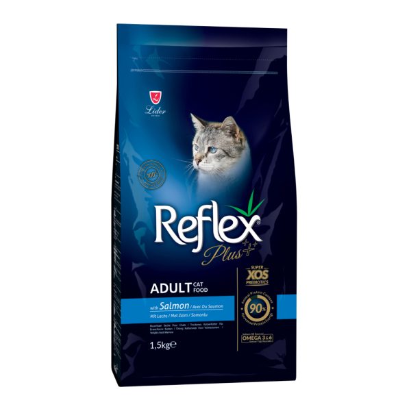 Reflex Plus Mishi Salmoni për Macet e Rritura 1.5kg