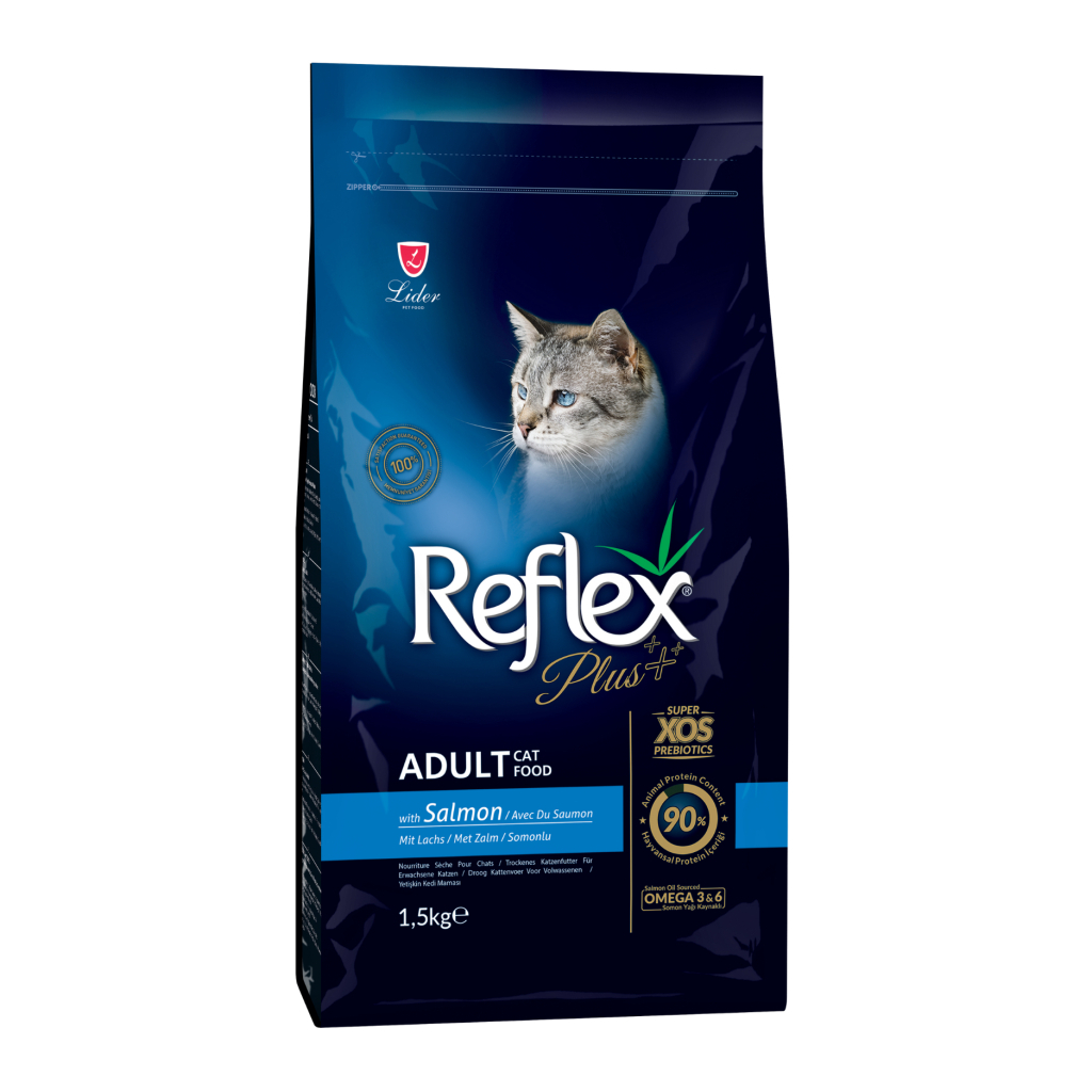 Reflex Plus Mishi Salmoni për Macet e Rritura 1.5kg