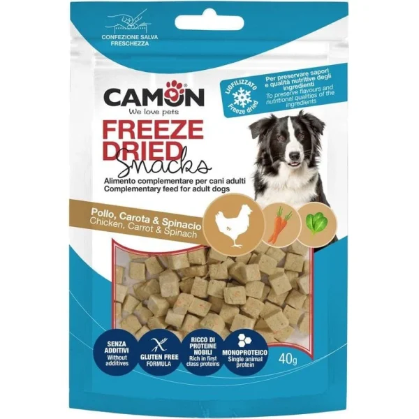 Kocka pule të ngrira me karota dhe spinaq -40g