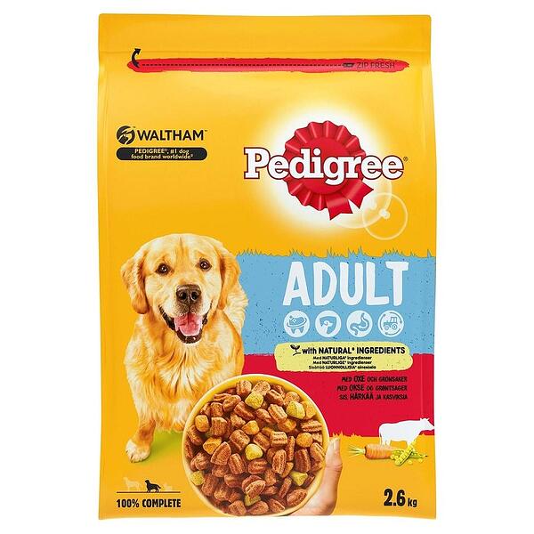 PEDIGREE I RRIKËT BULLA DHE PERIME 2.6kg