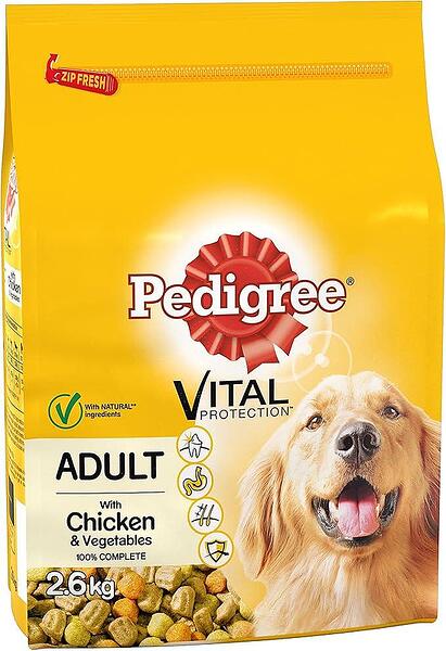 PEDIGREE PËR TË RRIJTUR PULË DHE PERIME 2.6kg