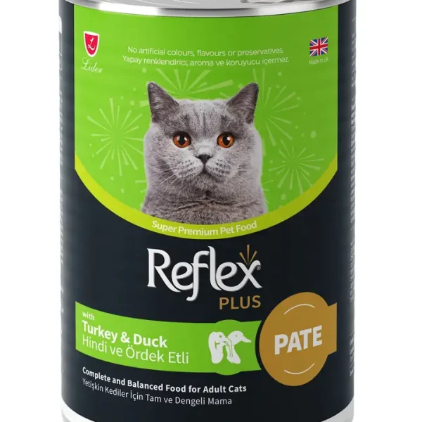 Reflex Plus Pate me Mishë Pite dhe Dhi për Macet e Rritura 395 G