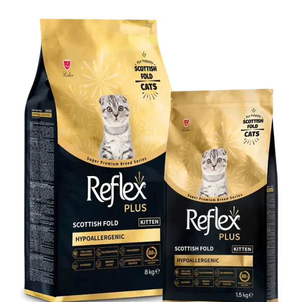 Reflex Plus Scottish Fold Ushqim për Kafshë të Vogla 1.5 KG