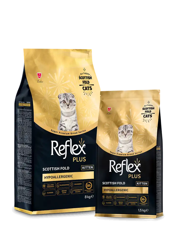 Reflex Plus Scottish Fold Ushqim për Kafshë të Vogla 1.5 KG