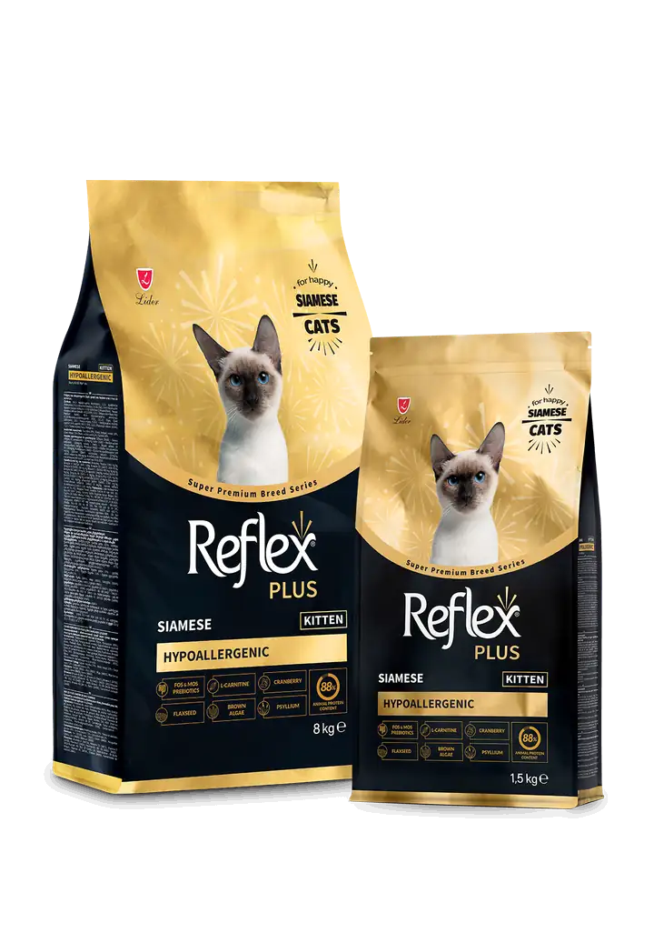 Reflex Plus Ushqim për Kafshët e Vogla Siameze 1.5 KG
