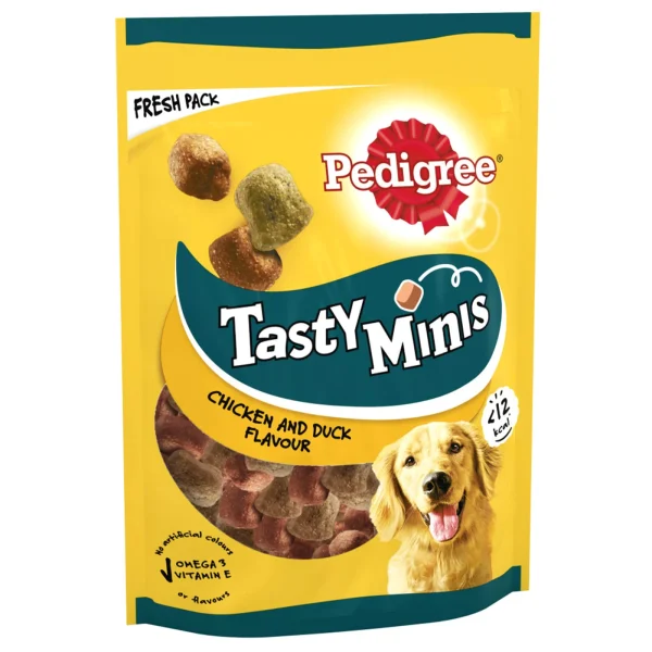 PEDIGREE TASTY MINIS PULE DHE PËLLUMB 130gr
