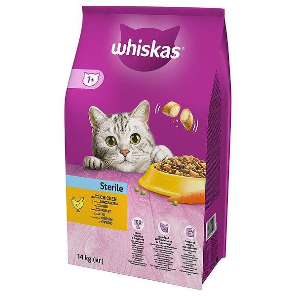 WHISKAS TË RRIJTUR STERIL 14kg