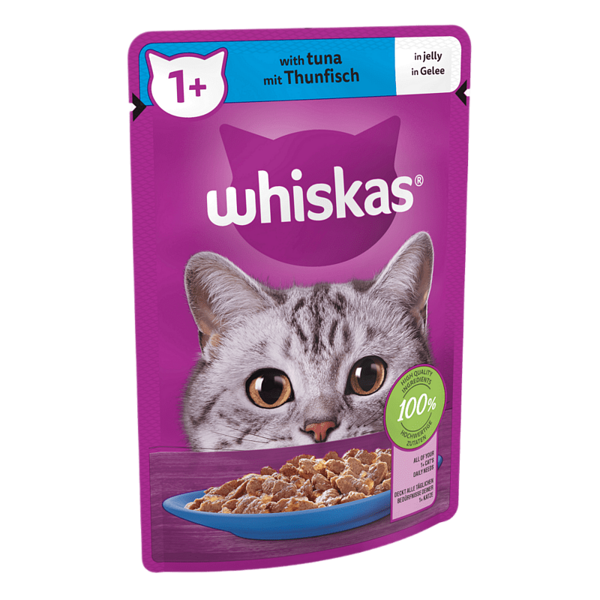 WHISKAS KËRCE TUNA NË XHEL 85g