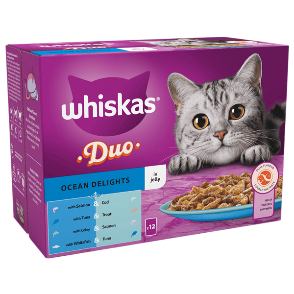 WHISKAS DUO PAKO. M/P TË THARË DHE XHEL