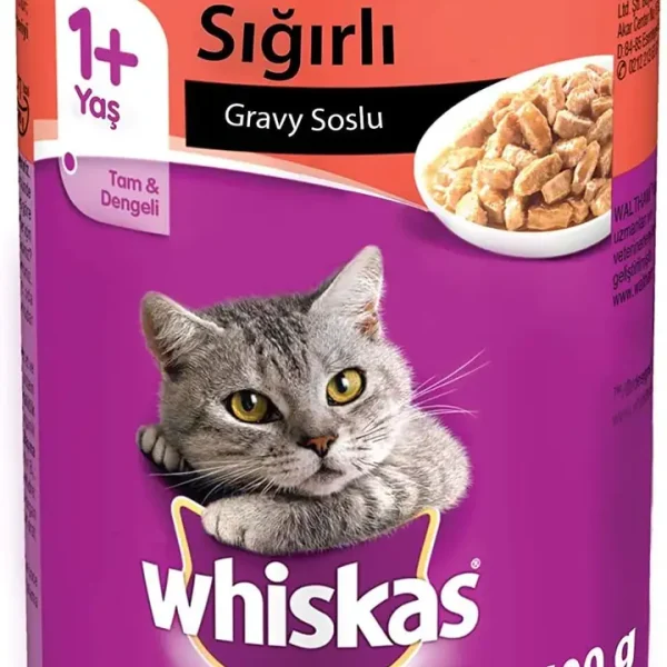 Whiskas Konservë për Maca me Mish Qengji 400 Gr