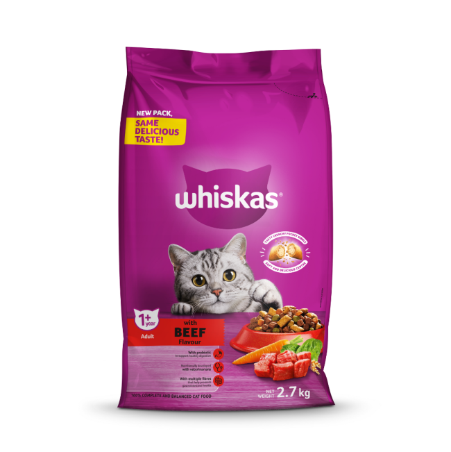 WHISKAS M/P BAZA KLASIKE ME MISH VIÇE DHE PULE NË SALCË 4X85g