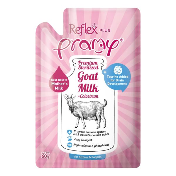 Reflex Plus Pramy Quell Mace dhe Qen për Kolostrum dhe Taurin të Sterilizuar Quelli 60gr