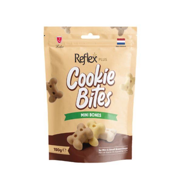 Reflex Plus Cookie Bites Kocka Mini për Qentë e Racave të Vogla 150gr
