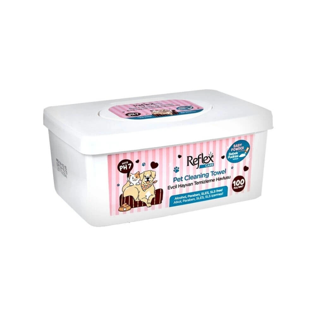 Reflex Care Përdorimi i Pluhurit për Foshnja me Aromë për Macet dhe Qentë (100 copë)