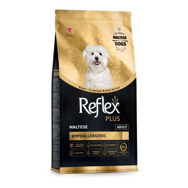 Reflex Plus Hipoalergjik Maltese Ushqim për Qentë e Rritur 8kg
