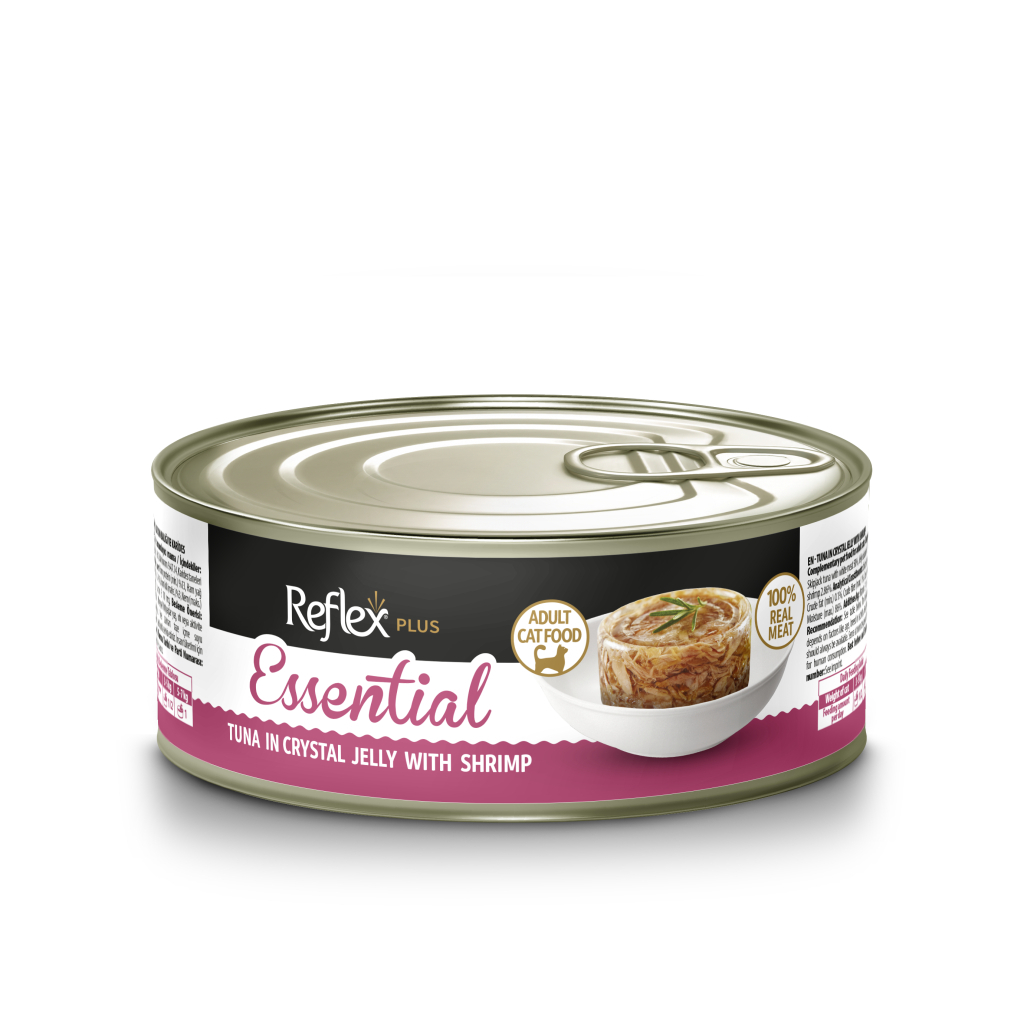 Reflex Plus Essential Xhel me Ton Peshku dhe Karides për Macet e Rritura 70gr