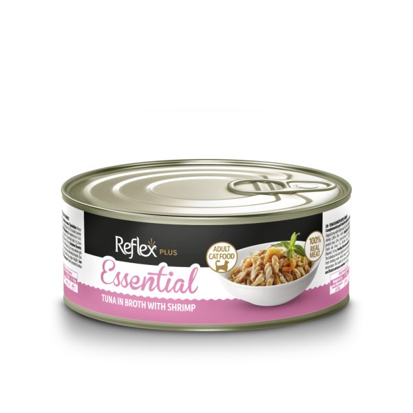 Reflex Plus Essential me Mish Ton Peshku dhe Karides për Macet e Rritura 70gr