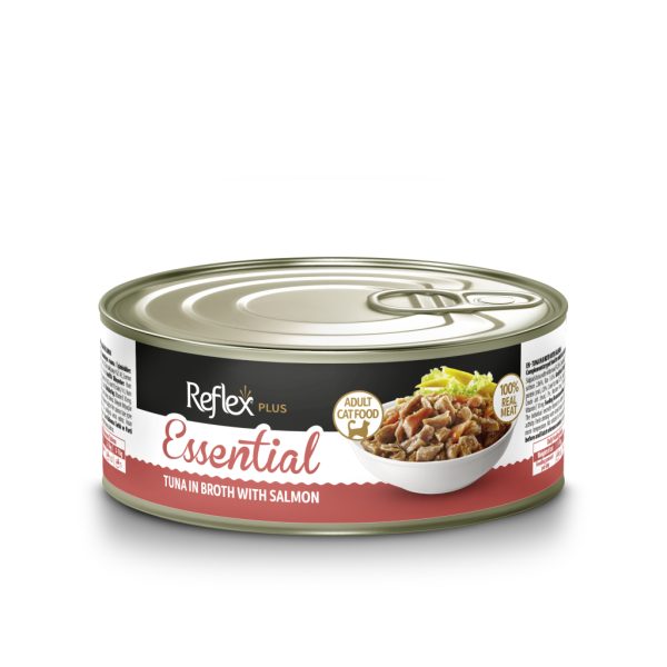 Reflex Plus Essential me Mish Ton Peshku dhe Salmoni për Macet e Rritura 70gr