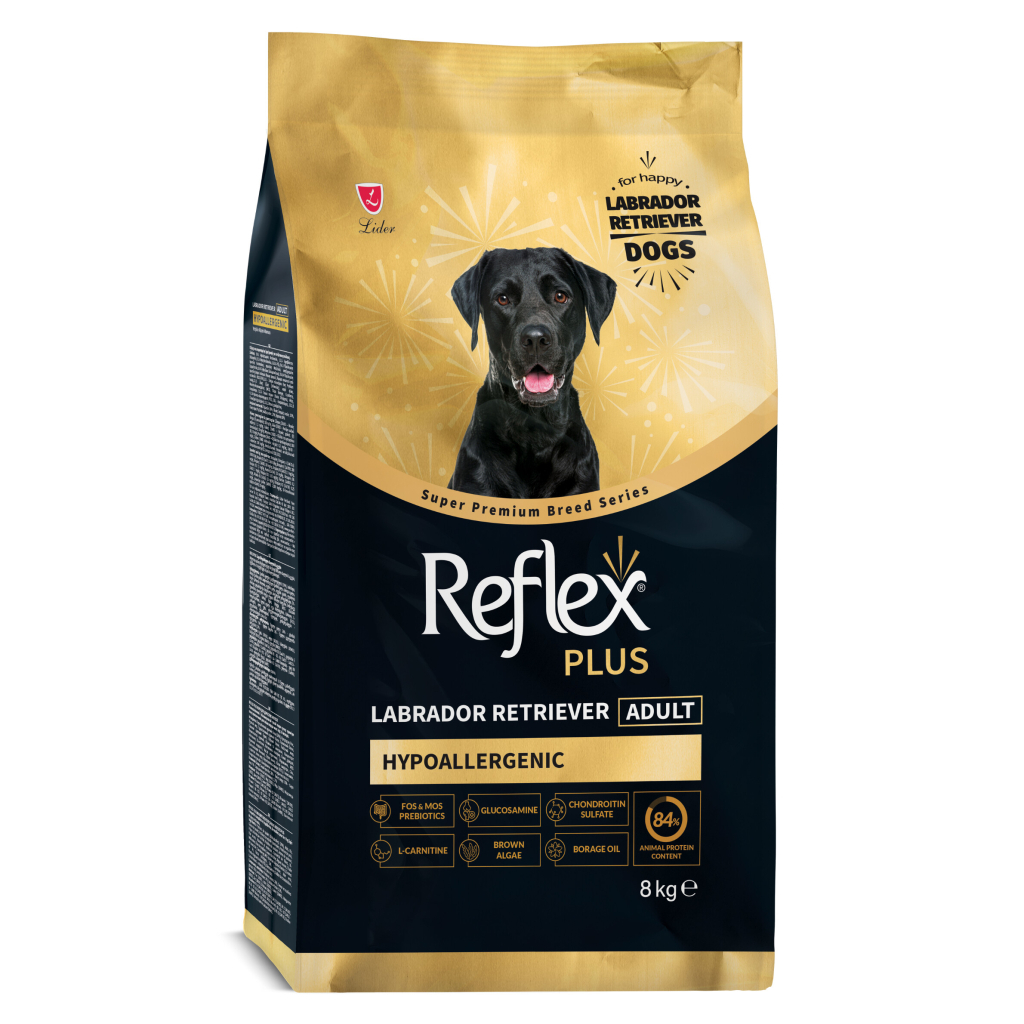 Reflex Plus Hipoalergjik Labrador Retriever Ushqim për Qenë të Rritur 8kg